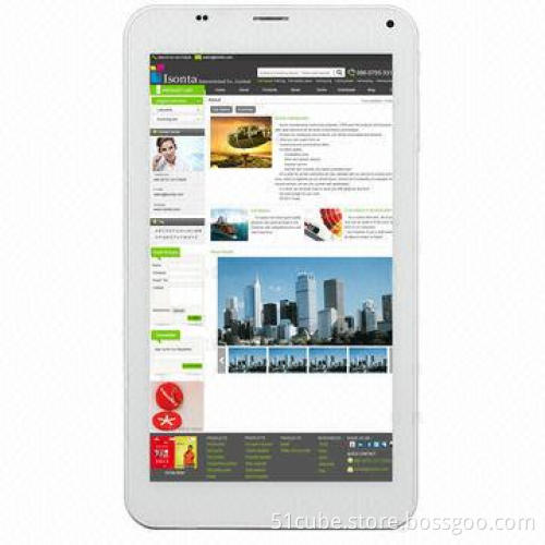 3G/4G Tablet PCs, Dual-core MTK 8312, Cortex A7, 1.2GHz CPU